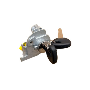 Mazda Left Front Door <b>Lock</b> Cylinder BPYK-76-220 Cylindrical Steel Grey Key Included - Product Image 2
