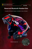 Casque modulaire rabattable 911 ABS intégral pour moto, double visière, homologué DOT, doublure lavable, casque de sécurité pour moto