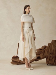 Siete colores 2025 diseño de nicho vietnamita cintura irregular ceñido <span class=keywords><strong>mono</strong></span> <span class=keywords><strong>vestido</strong></span> largo - Product Image 6