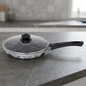 Non Stick Frying <b>Pan</b> for Breakfast Baking with glass <b>lid</b> - Product Image 4