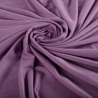 Hijab en jersey de coton de haute qualité, couleur unie, modal, pour femme musulmane