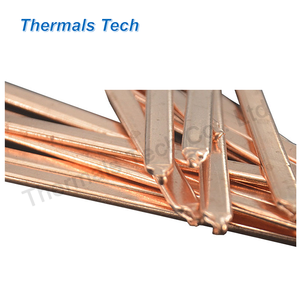 厚さ0.6mmまたは1mmラップトップタブレットPC用の平らな銅ヒートパイプ - Product Image 3