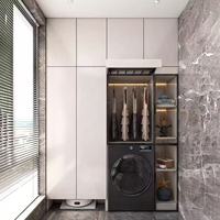 Armoire de balcon modulaire réglable sur mesure pour maison intelligente, multifonctionnelle, casier extérieur, appartement, hôtel, armoire de rangement moderne
