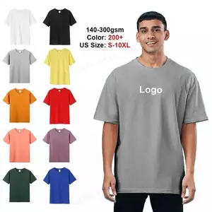 Оптовая продажа, Мужская футболка 180GSM, 2023 летняя рубашка с круглым вырезом и логотипом на заказ, комфортные базовые Топы из чистого хлопка
