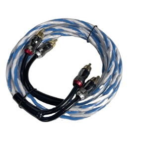 สายสัญญาณเสียง RCA ประสิทธิภาพสูง2RCA กับ2RCA สายสัญญาณเสียงสเตอริโอแบบใส - Product Image 4