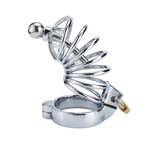 Dispositivo di Castità Maschile <span class=keywords><strong>in</strong></span> Acciaio Inox, Gabbia per Pene con Lucchetto, Giocattoli Sessuali per Bondage, Juguetes Sexuales per Uomini - Product Image 1
