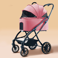 Vente en gros Poussette professionnelle multifonctionnelle de luxe bon marché personnalisée pour animaux de compagnie