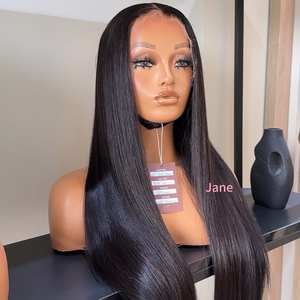 Vendor Grosir <span class=keywords><strong>Wig</strong></span> Rambut Manusia Lurus Kamboja Tanpa Lem HD Lace Closure, <span class=keywords><strong>Wig</strong></span> Rambut Vietnam Mentah, Burma, India Keriting Lace Frontal - Product Image 2