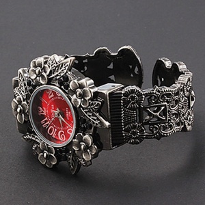 Reloj de Pulsera Vintage para Mujer, Estilo Antiguo, Reloj de Joyería Floral, Reloj de Cuarzo para Dama, Diseño Retro - Product Image 6