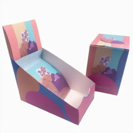 Individuelle Papierverpackung für Gummibonbons Schokolade-Stick Süßigkeiten Theke Karton Einzelhandel Darstellungsschachtel
