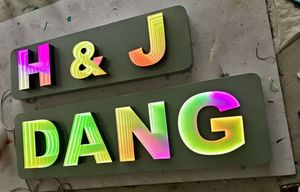 Lettera 3D in Acrilico Illuminata a LED per Logo Pubblicitario in Studi di Danza, Mini <span class=keywords><strong>Font</strong></span> 3D con Illuminazione Direzionale - Product Image 2