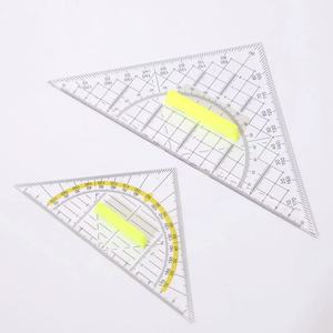 Conjunto de regla de estudiante de promoción, conjunto geométrico escolar transportador cuadrado - Product Image 6