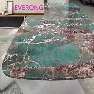 <span class=keywords><strong>Dalle</strong></span> de comptoir en marbre quartzite vert Royal New pour revêtement mural intérieur - Product Image 5
