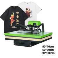 Presse à chaud grand format 60*100cm pour l'impression sur t-shirts et tissus, équipement de transfert thermique par sublimation grande surface