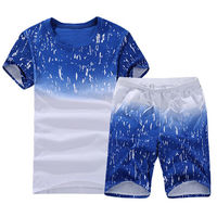 Conjunto Deportivo de Verano Personalizado para Hombre - Pantalones Cortos y Camisetas con Logotipo Personalizado, Impresión Serigráfica, 100% Poliéster, Transpirable y de Secado Rápido