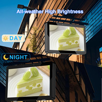 Écran d'affichage numérique tactile extérieur 55 65 pouces, étanche IP65, écran LCD publicitaire mural commercial