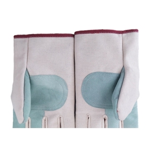 4 guantes de cuero en La Palma con guantes ferroviarios de soldadura resistentes al desgaste para trabajo pesado con forro - Product Image 5