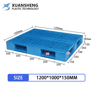 NEXARA pesante eco-friendly Euro <span class=keywords><strong>Pallet</strong></span> in plastica 1210 1200x1000x150mm griglia a 4 vie ingresso doppia cella frigorifera - Product Image 5