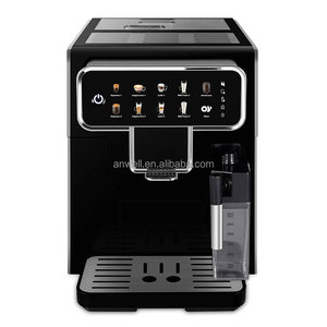 ANWELL Macchina da Caffè Completamente Automatica con Display Touch Intuitivo e Contenitore per il Latte - Product Image 1