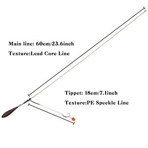 6 Stück Vorgebundene Karpfenhaken mit Leadcore-Vorfach, 80g Karpfenblei, Chod-Helikopter-Rigs, Karpfenangelzubehör - Product Image 4