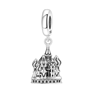 Colgante de cadena de mano de la serie Music Movement, chapado en plata 925, con cuentas de circonita, dijes de corazón, balón de fútbol y guitarra, para joyería DIY y collares - Product Image 4