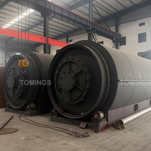 Fully Automatic Waste Tire <b>Processing</b> Equipment, Waste Wire Sheath Plastic Refining Equipment, Old Tire Pyrolysis <b>Machine</b> - Product Image 3