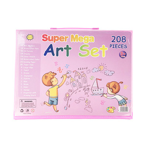 Kit <span class=keywords><strong>d</strong></span>'art pour enfants personnalisé en couleur 41*32*6cm, ensemble de crayons en plastique pour le <span class=keywords><strong>dessin</strong></span> et le croquis pour les enfants, pour l'école et la peinture - Product Image 4