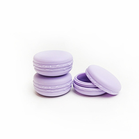 Vente en gros de pots cosmétiques en plastique PP de 10g, couleur macaron, vides, pour crème pour les yeux, crème pour le visage, avec couvercle à vis