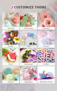 Barre d'emballage en forme de cœur pour enfants, 50 pièces, en or <span class=keywords><strong>rose</strong></span>, pédicure, balles de bain, personnalisé - Product Image 6