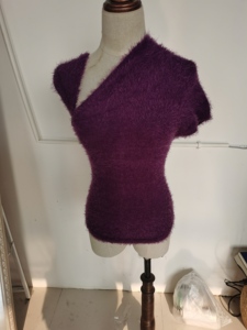 <span class=keywords><strong>Pull</strong></span> pour femmes de haute qualité <span class=keywords><strong>pull</strong></span> en fil doux <span class=keywords><strong>sans</strong></span> manches pour l'hiver Style décontracté avec motif solide Design à la mode - Product Image 5