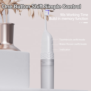 Cepillo de Dientes Eléctrico con <span class=keywords><strong>Irrigador</strong></span> Bucal de 110 ml y Cepillo de Dientes Combinado con <span class=keywords><strong>Irrigador</strong></span> Dental de Agua para Limpieza Dental - Product Image 2