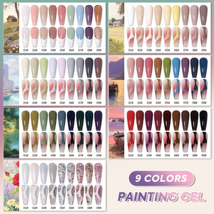HONEY GIRL Kit de Vernis à Ongles Gel UV LED <span class=keywords><strong>Résine</strong></span> Soak-Off, Palette de Gels de Peinture Couleur Arc-en-ciel Solide Style Français pour Nail Art, Marque Privée - Product Image 2