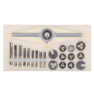 31pcs OEM thương hiệu HSS chính xác kích thước nhỏ chủ đề tap & <span class=keywords><strong>Die</strong></span> <span class=keywords><strong>Set</strong></span> M1.0-M2.5 với chủ cờ lê Kit Mini tap & <span class=keywords><strong>Die</strong></span> <span class=keywords><strong>Set</strong></span> - Product Image 4