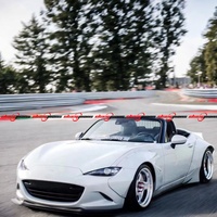 Offre Spéciale Mazda MX5 ND diffuseur de lèvre avant becquet couverture de passage de roue Kit de carrosserie haute qualité Rocket Bunny Style fabriqué en fibre de verre nouveau