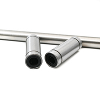 Rodamiento Lineal LM8LUU, Guía de Movimiento Lineal, Buje de Acero Cromado P6 de Precisión, Eje de 8 mm, Autolubricante, Precio de Fábrica
