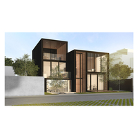 Maisons Tiny Préfabriquées de Luxe Modernes Villas Conteneurs Personnalisables Fabriquées à Partir de Panneaux Sandwich Attrayants