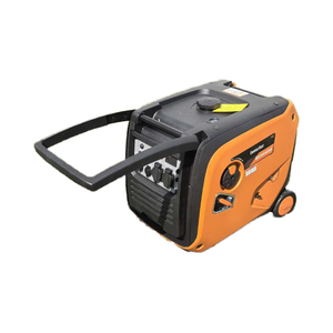Générateur portable silencieux 5 kVA 5 kW à essence avec roues et accoudoirs, fréquence 50/60 Hz, 240 V 230 V pour usages multiples PT-034 Gasoli - Product Image 3