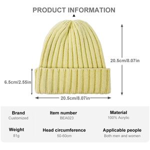 Bonnet de <span class=keywords><strong>neige</strong></span> personnalisé acrylique à revers côtes tricot <span class=keywords><strong>pas</strong></span> <span class=keywords><strong>cher</strong></span> avec en vrac blanc tricot femmes Fishmen Rasta Logo broderie Bonnet chapeau - Product Image 6