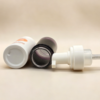 Emballage en plastique pour soins cosmétiques de la peau, distributeur de mousse de 120 ml, pompe à mousse, savon liquide moussant, bouteille sérigraphiée, modèle FB1