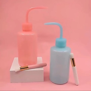 <b>Plastic</b> <b>Squeeze</b> Rinse <b>Bottle</b> 150ml 250ml 500ml 1000ml with Elbow Outlet Cap - Product Image 1