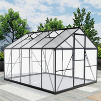 Ensemble sans outil Urban Oasis Kit de serre extensible DIY Design modulaire moderne Verrouillable Backyard Wind Métal résistant aux UV