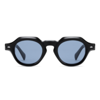 Lunettes de soleil carrées classiques rétro faites à la main en acétate, verres TAC UV400, monture intégrale, marque personnalisée OEM/Vente en gros