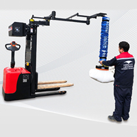 Entrepôt Offre Spéciale 80kg gerbeur électrique semi-automatique aide mobile de levage de tube à vide pour sacs avec CE