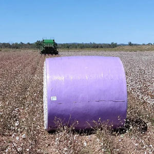 <span class=keywords><strong>Film</strong></span> d'emballage protecteur jaune vif pour balles de coton, pour la récolte automatique, fabriqué en Chine - Product Image 5
