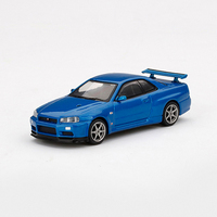 MINIGT Moulé Sous Pression 1:64 Échelle Modèle Voitures Skyline GTR R34 V-spec II Alliage En Métal Voitures