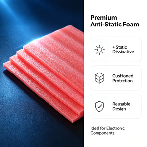 Anti-static EPE <b>Foam</b> <b>Sheet</b> Thickened Shock Absorb EPE <b>Sheet</b> For Electronic Product Wrapping - Product Image 2