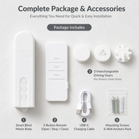 Kit de moteur de chaîne motorisé électrique Tuya Wifi pour stores automatiques, compatible Alexa Google Home, pour maison intelligente