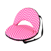Vente en gros de chaise rembourrée pliante portable avec coussin pour l'extérieur Support dorsal réglable pour yoga Méditation Pelouse Siège de chaise au rez-de-chaussée