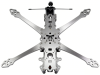 Nouveau cadre de drone pliable en alliage d'aluminium 6063 pour drones de course FPV - Usinage CNC durable