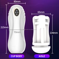 Masturbateur réaliste pour hommes, stimulateur à succion, vagin artificiel rechargeable par USB, vibromasseur de poche, jouet sexuel pour adultes, certifié CE